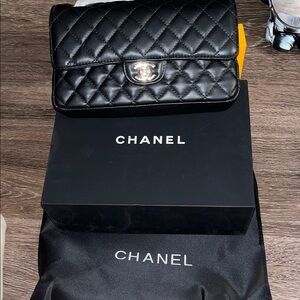 Black Quilted Clutch